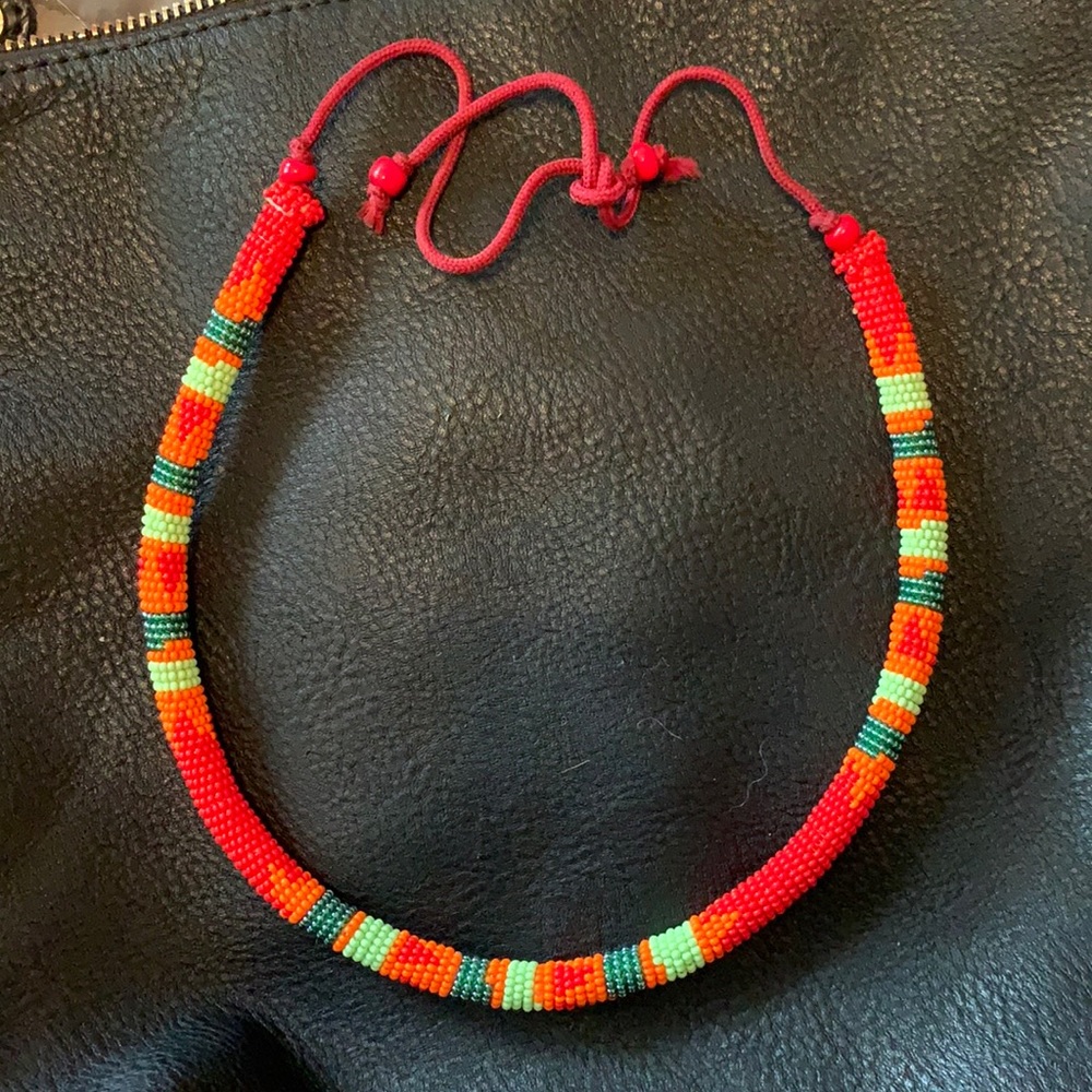 Beautiful African beaded necklace